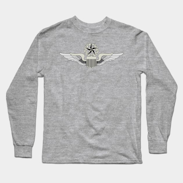 Air Force Command Pilot Wings Long Sleeve T-Shirt by Sticker Steve